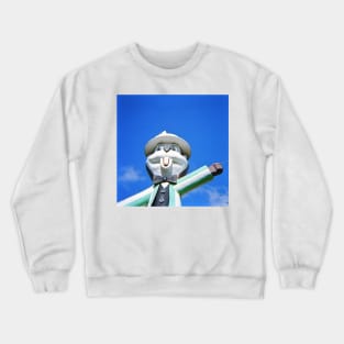 Giant Gopher Statue - Lomography Medium Format Diana F+ Crewneck Sweatshirt